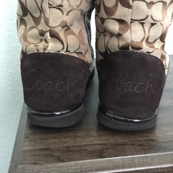 Coach Logo Boots - Picture 5 of 5